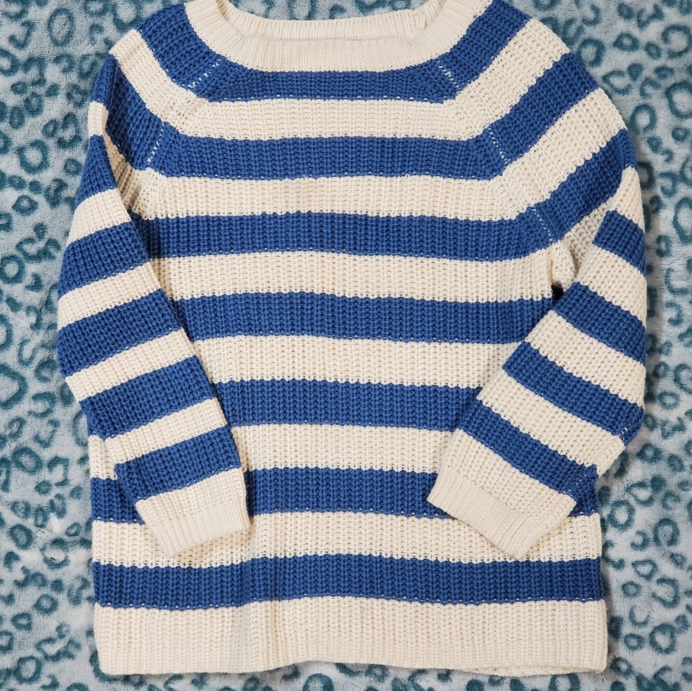 🔹🔶3/4 sleeve cable knit sweater EUC small